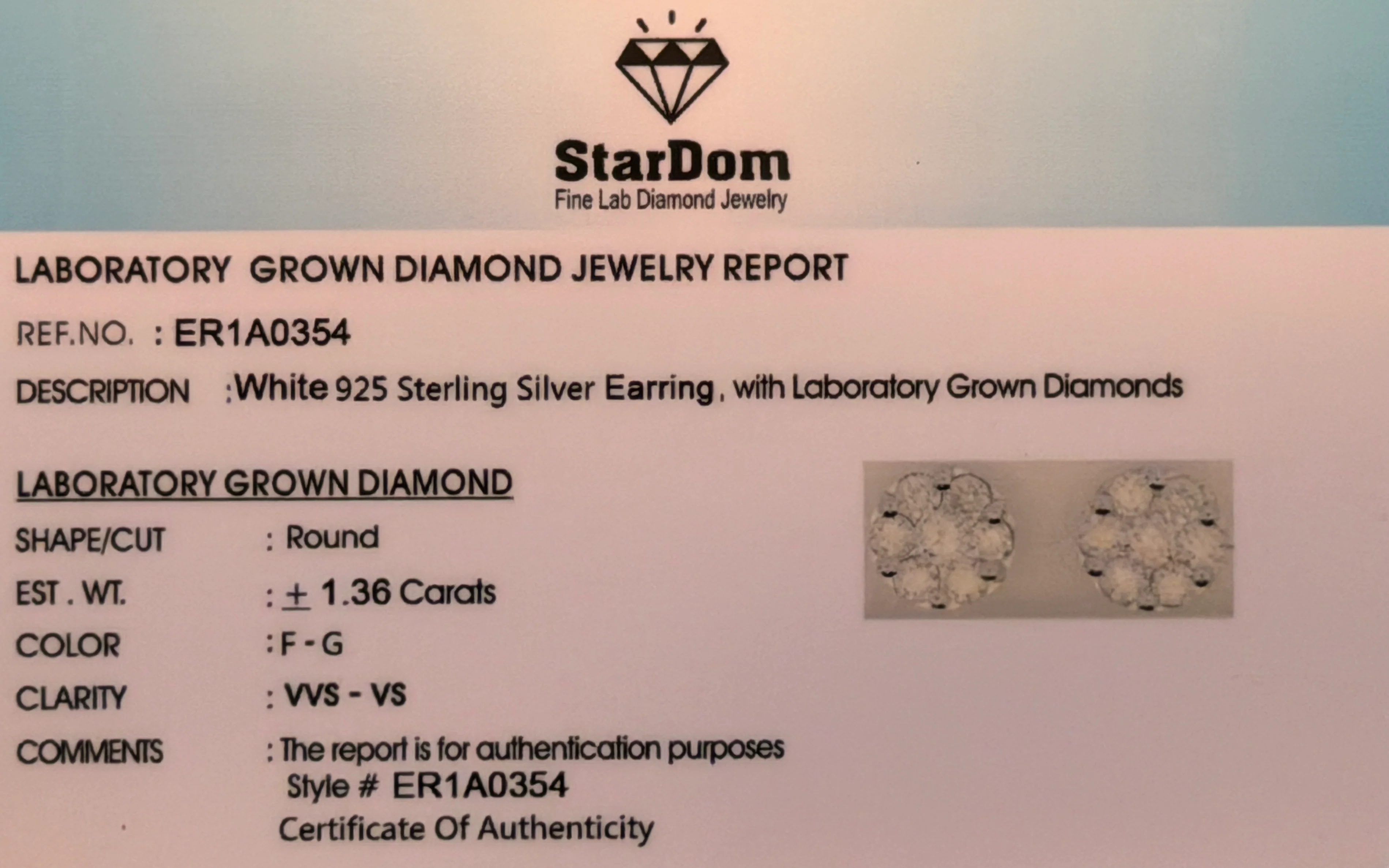 Lab Grown Earrings